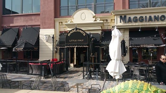 Maggiano's Orlando interior - Elegant Italian restaurant with warm lighting and classic decor